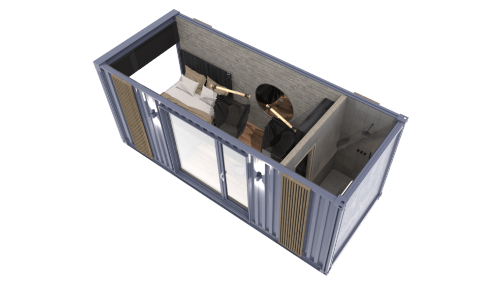 Jūras konteineru mājas - Reborn Buildings